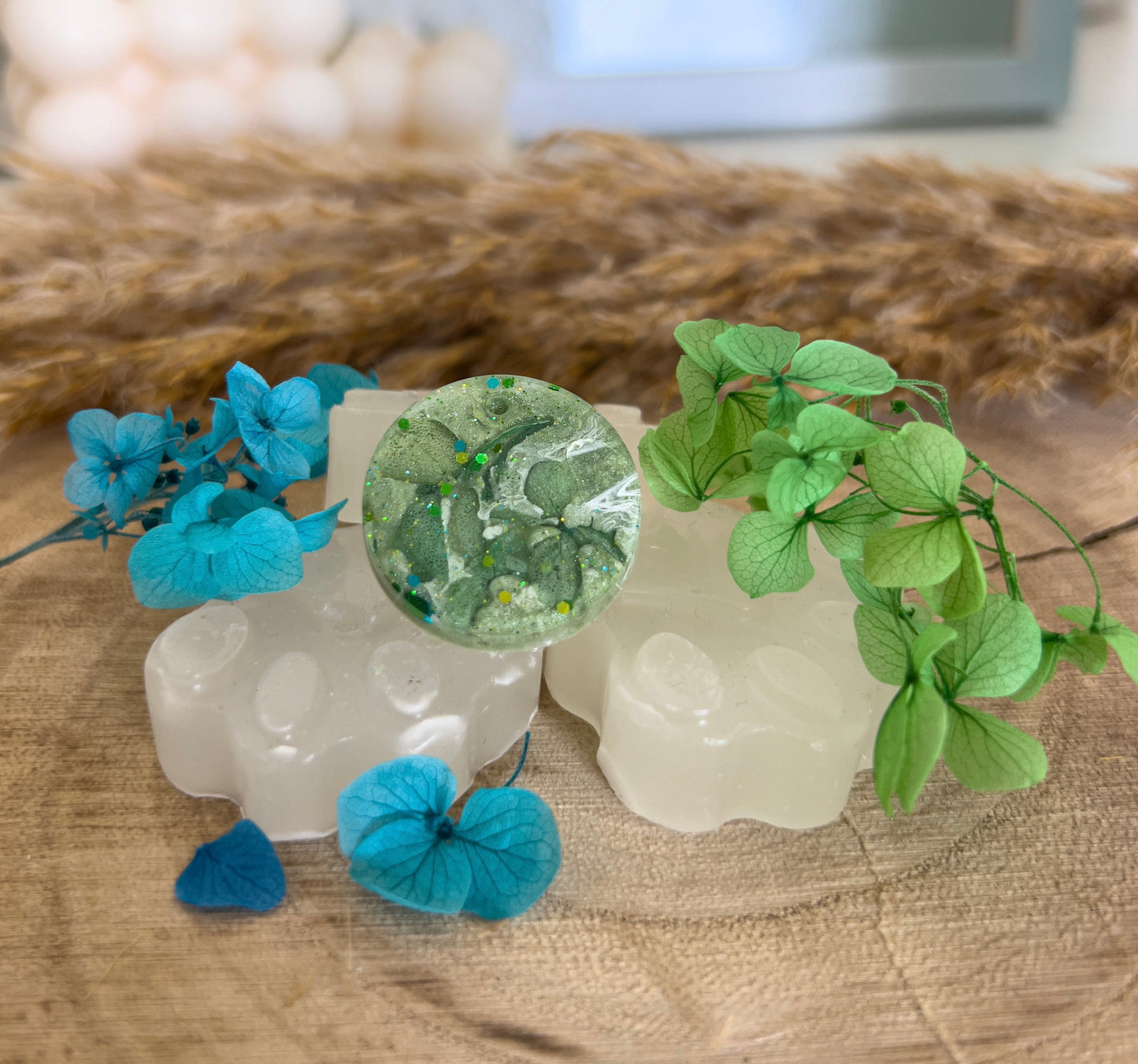 Mint Grün Blüten 4